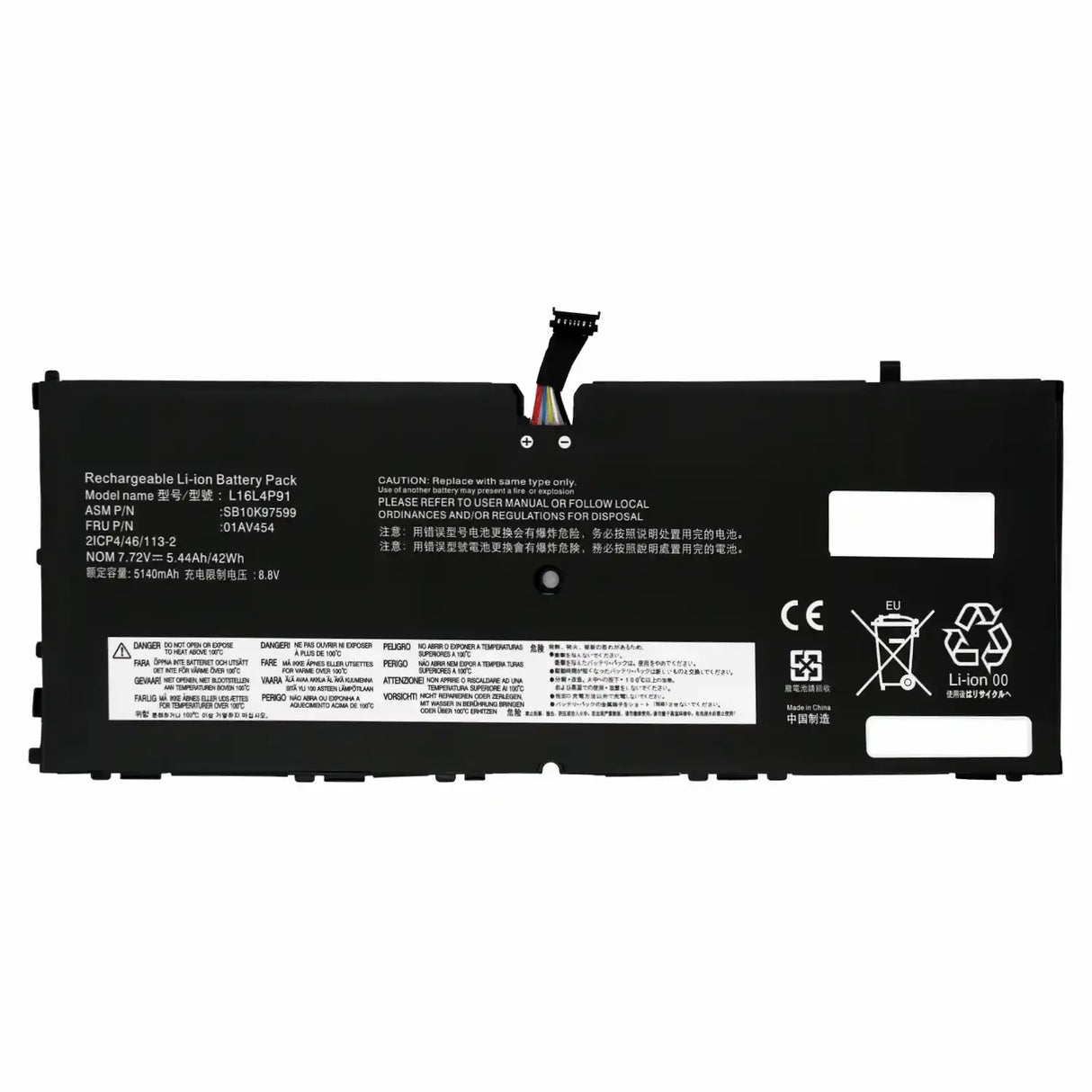 Batería Para Portátil Lenovo Thinkpad X1 Tablet 3Rd Gen L16L4P91