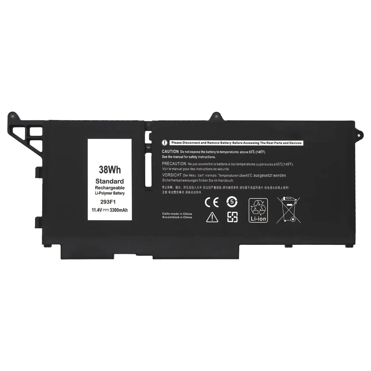 Batería 293F1 Para Portátil Dell Latitude 13 7330 Rugged Extreme Series M69D0 8Wrcr 01Vx5