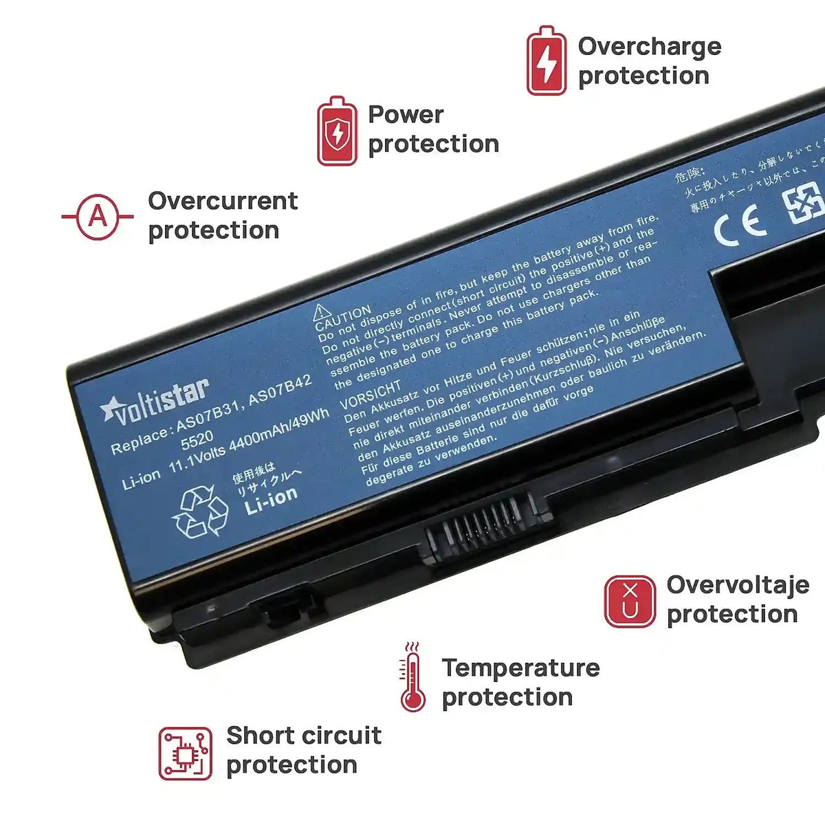Batería Para Portátil Acer Aspire 5920