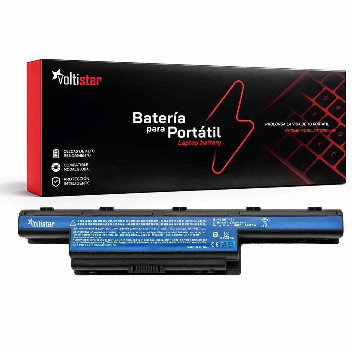 Batería De Alta Capacidad Para Portátil Packard Bell Easynote Tk11 Tk11bz Tk37 Tk81 Tk83 Tk85 Tk87