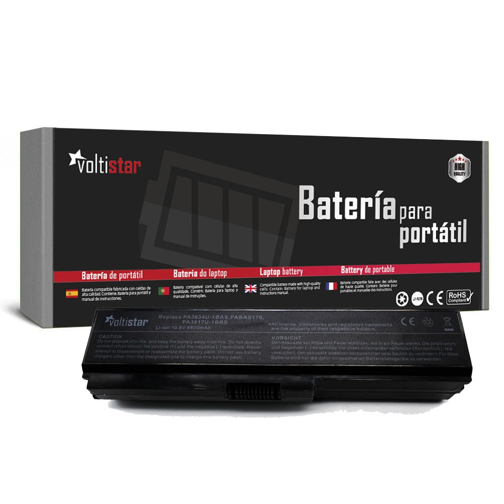 Batería Para Portátil Toshiba Satellite L670 Pro C650 Pa3634U-1Bas Alta Capacidad