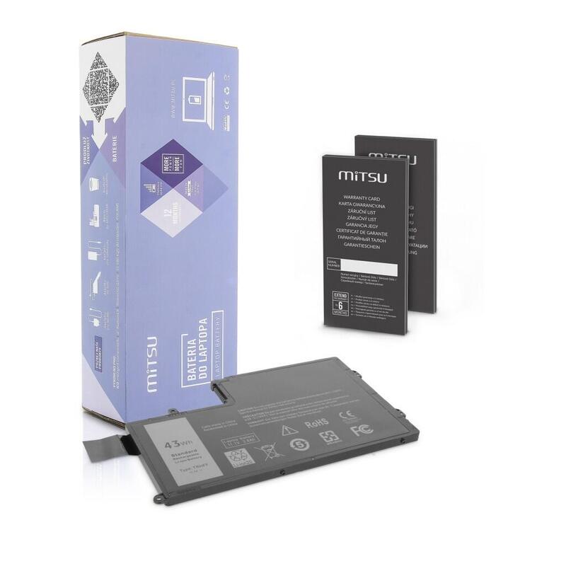 Bateria Do Dell Inspiron 15 (5542), 14 (5445) 3800 Mah (43 Wh) 10.8 - 11.1 Volt