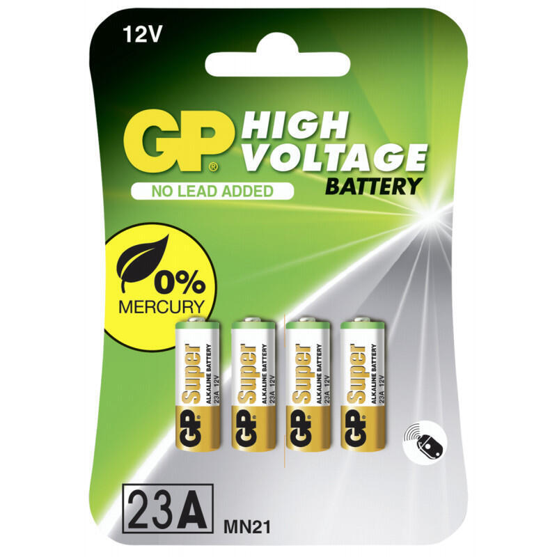 Batería Gp Alcalina 23a / Mn21 4pcs
