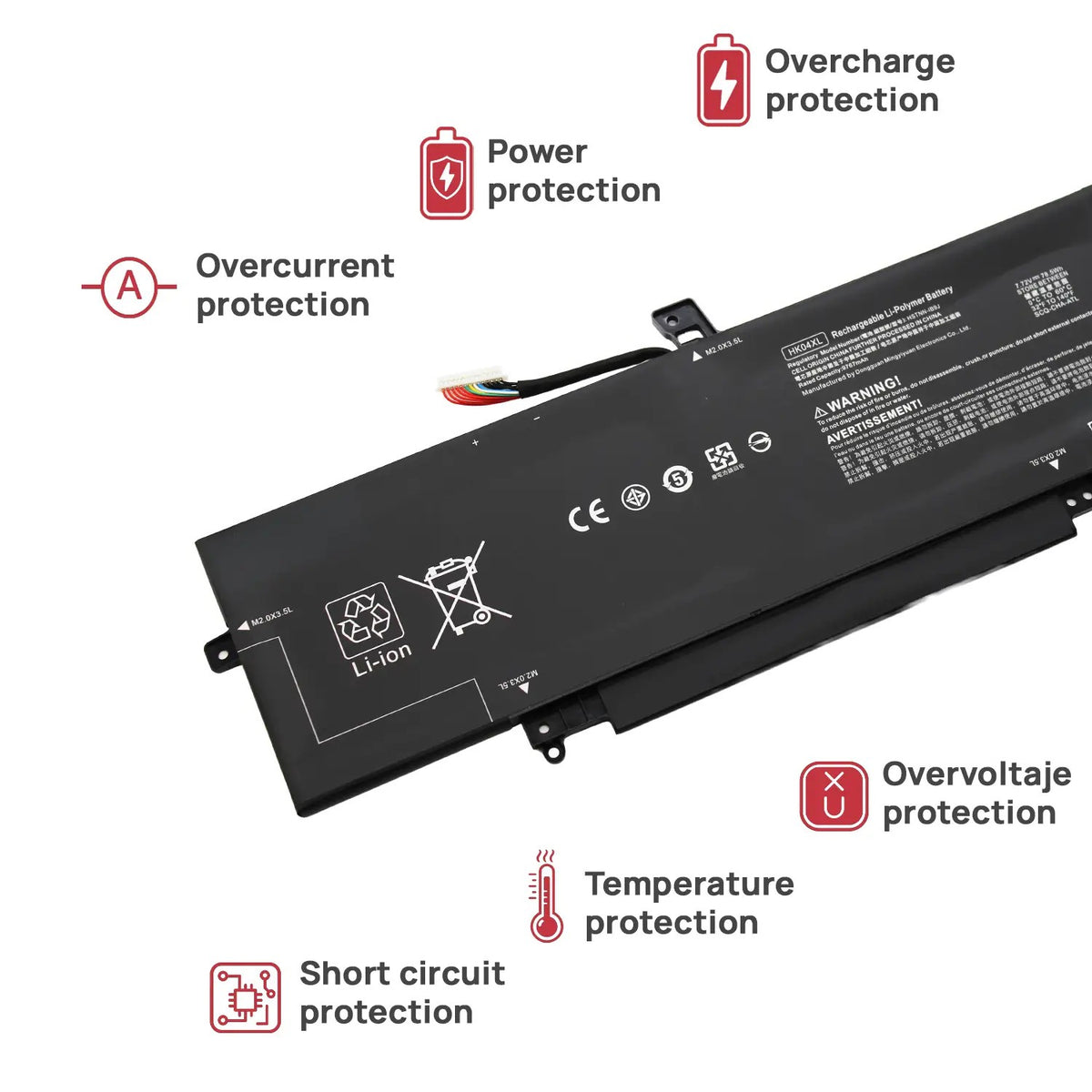 Bateria Hk04078Xl Portatil Hp Elitebook X360 1030 G7 G8 1040 G7 G8 Series 78Wh