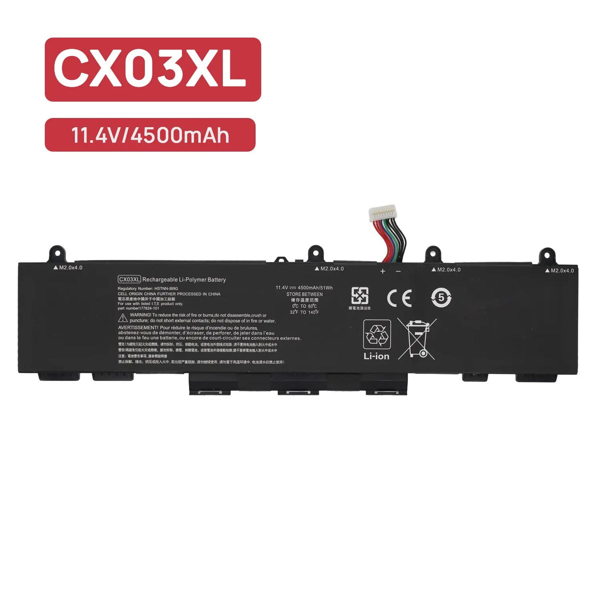 Batería Para Portátil Cx03Xl Hp Elitebook X360 830 G7 G8 Series L77624-422
