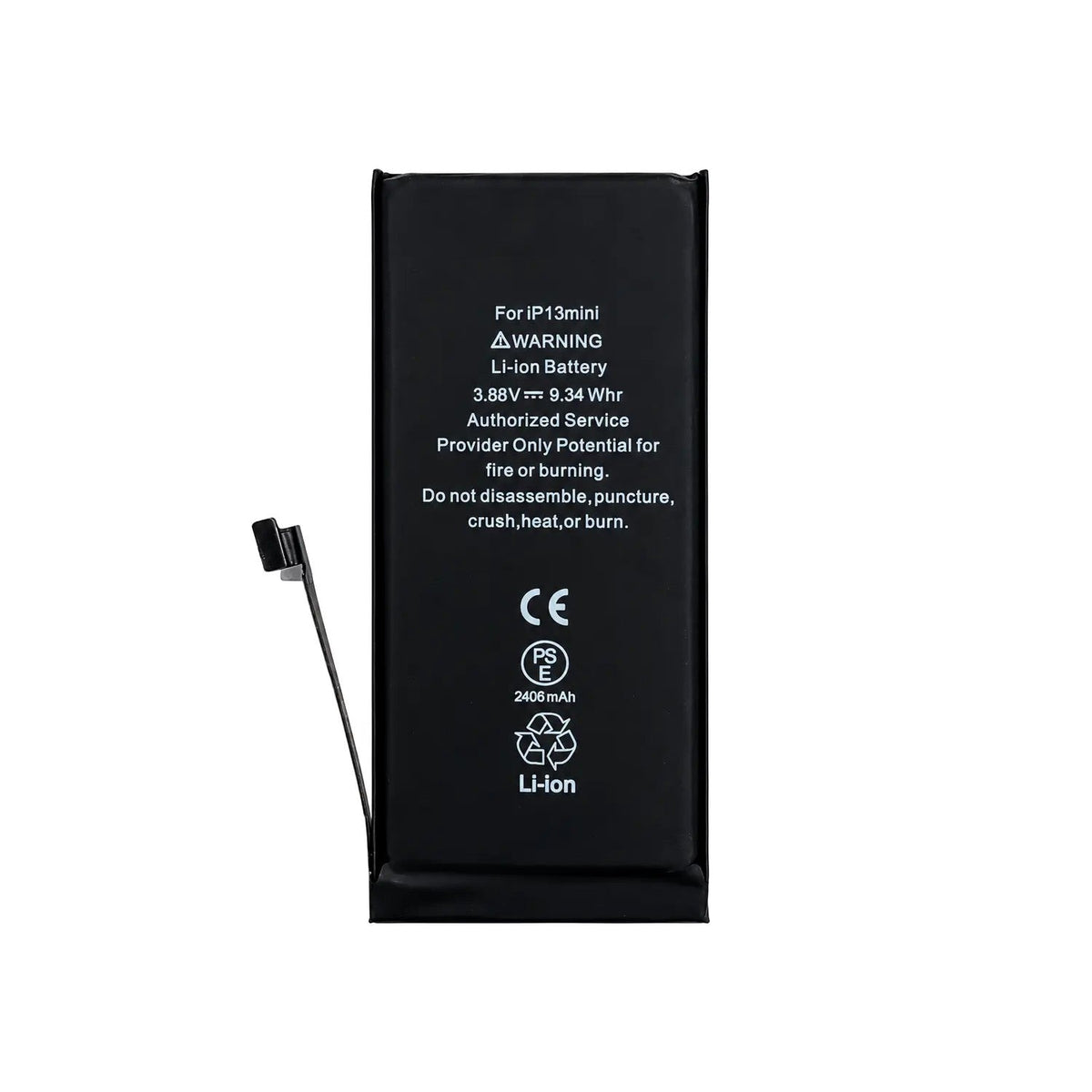 Batería Para Iphone 13 Mini | 2406Mah - Oem | Interna Repuesto | Adhesivo Preinstalado | Con Flex | Alta Capacidad