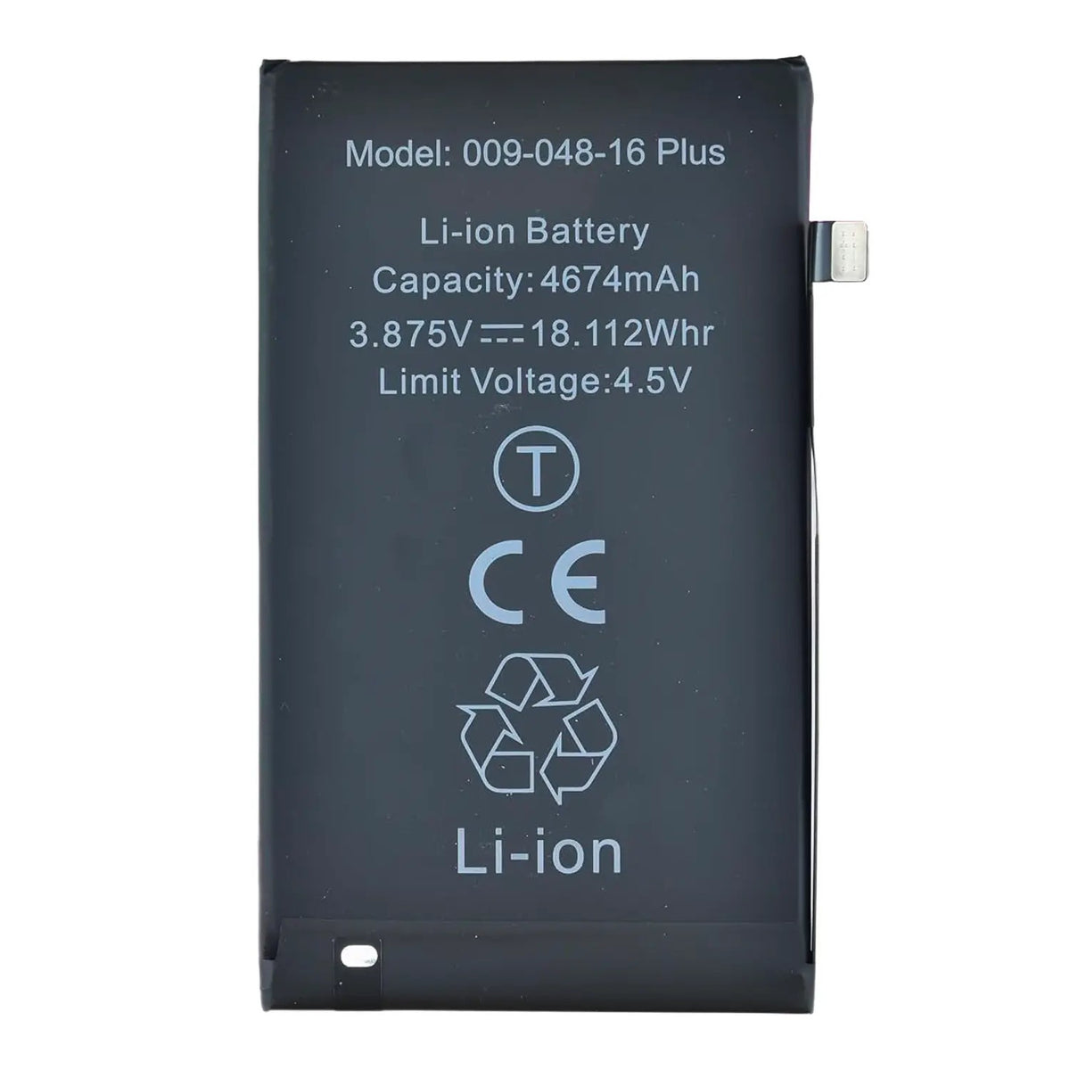 Batería Para Iphone 16 Plus | Oem | Interna Repuesto | Adhesivo Preinstalado | Con Flex | Alta Capacidad