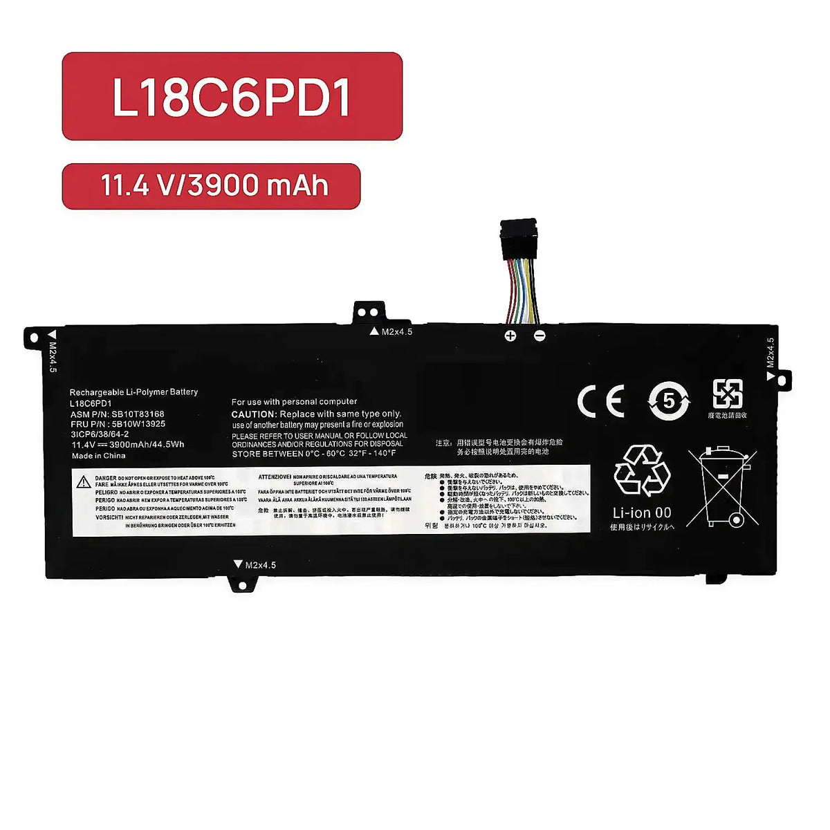 Batería Para Portátil L18C6Pd1 L18M6Pd1 L18M6Pd2 L18D6Pd1 02Dl020 Sb10K97656