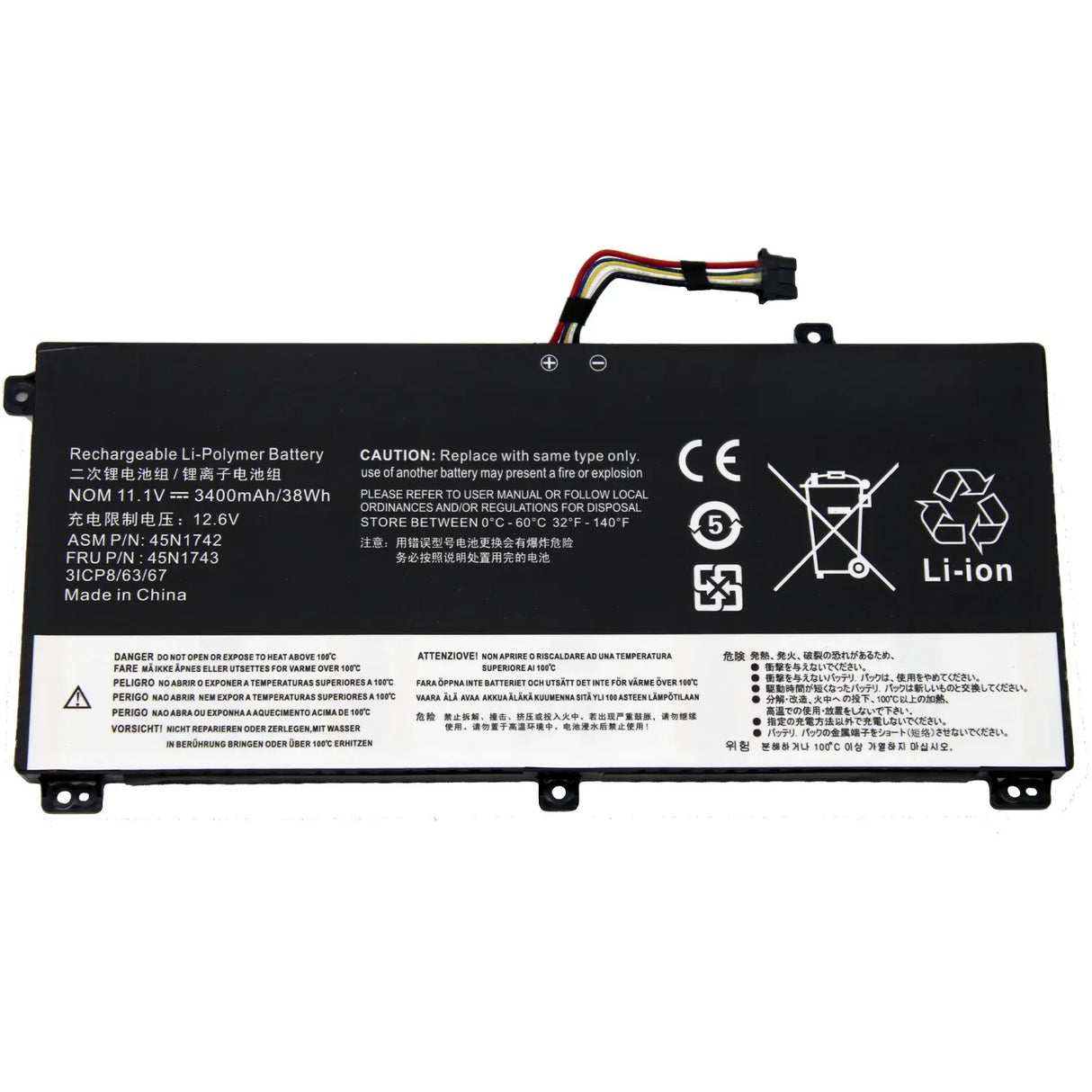 Batería Para Lenovo Thinkpad T550 T550S T560 W550 W550S P50S Series 00Ny639 45N1742 45N1743
