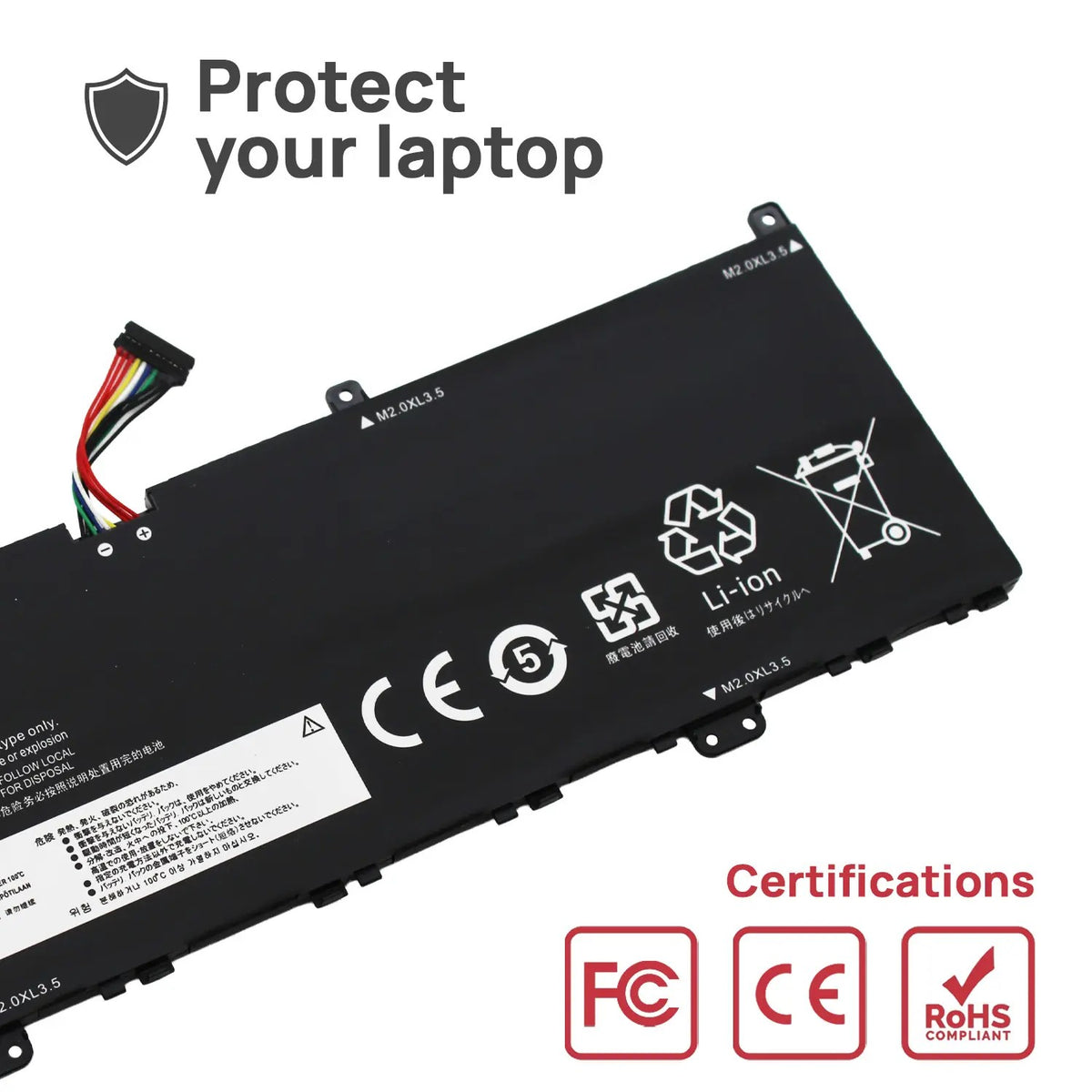 Batería Para Portátil Lenovo Yoga Pro 14S Iah7 Arh7 | L21M4Pe0 L21L4Pe0 47Wh