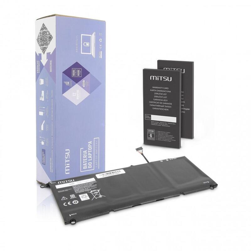 Bateria Mitsu Para Dell Xps 13 9350 7000 Mah 52 Wh