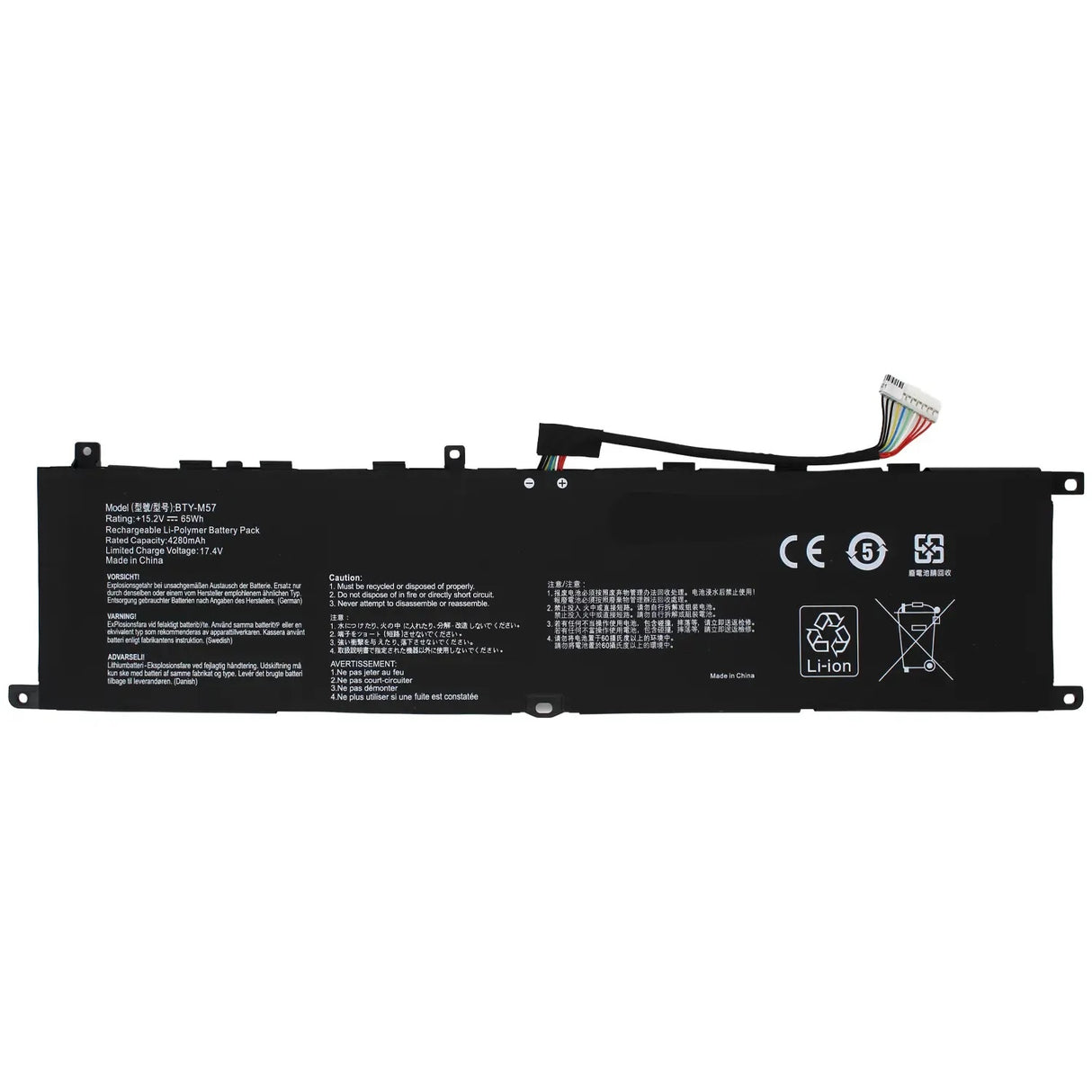 Batería Para Portátil Msi Gp66 Gp76 Leopard 10Ue 10Ug 10Uh 11Ue 11Ug 11Uh