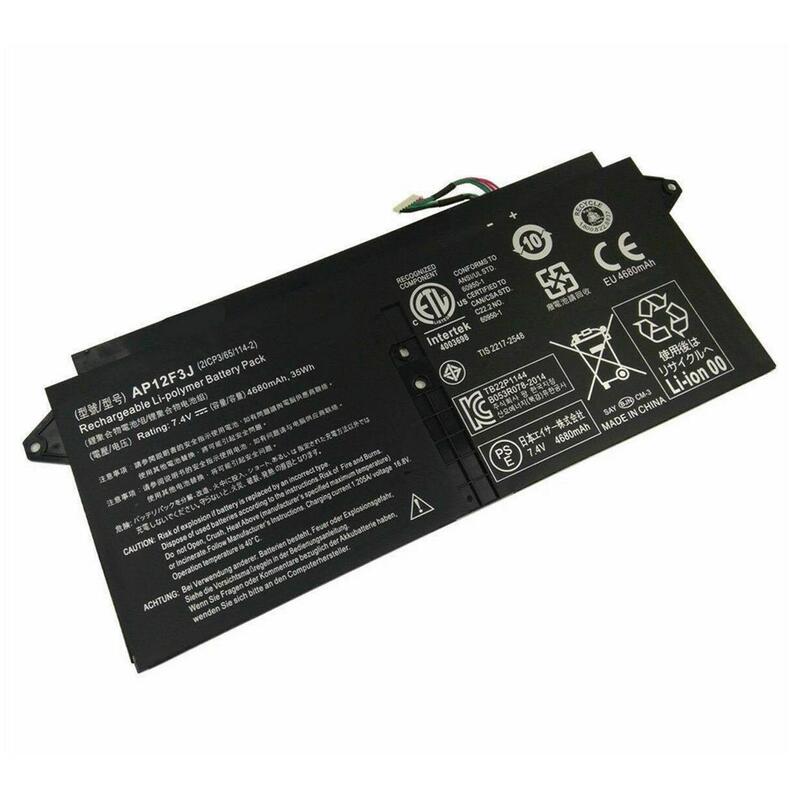 Batería Para Portátil Acer Aspire S7-391 Ultrabook 13.3" Ap12f3j