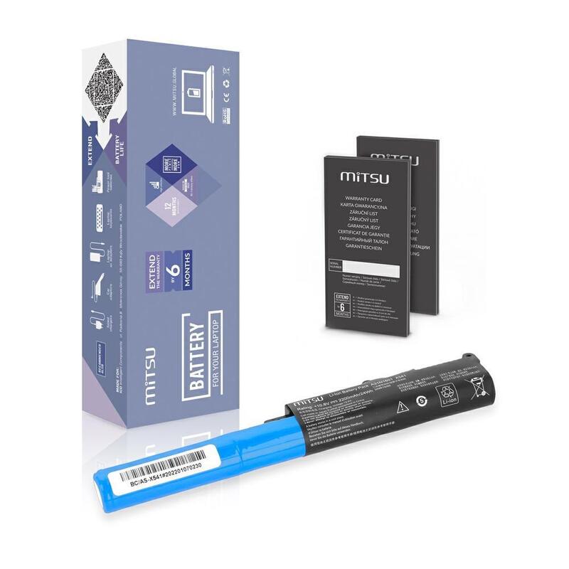 Batería Para Portátil Asus A31n1601 10.8v 2200mah Mitsu