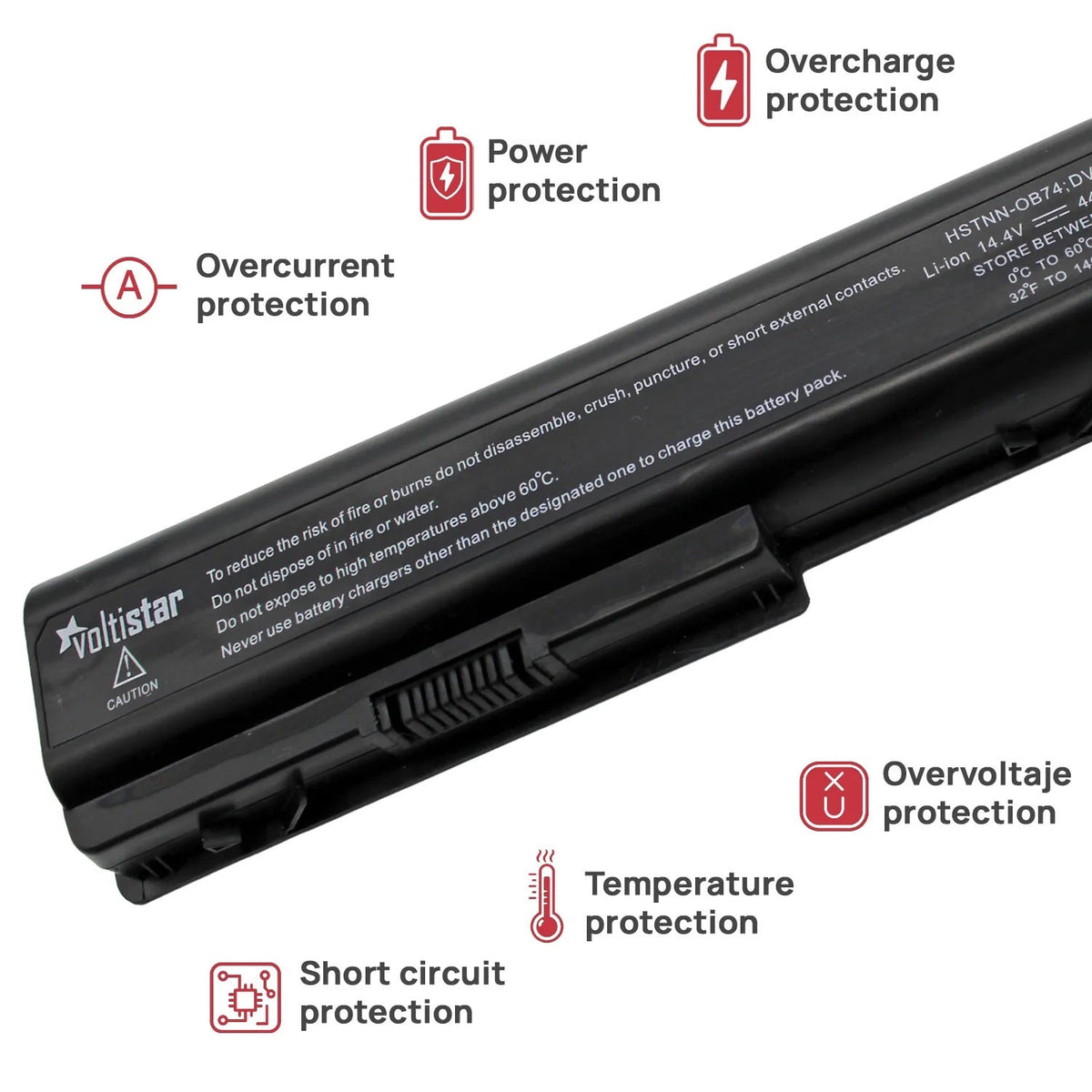 Batería Para Portátil Hp Pavilion 464059-221 464059-222 464059-252 Hd-X18
