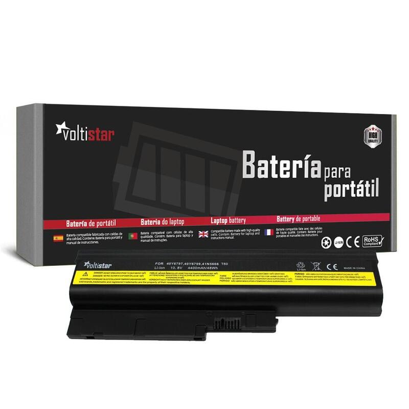 Batería Para Portátil Ibm Lenovo Thinkpad T60 T61 R60 R60e R61 Z60m Z61