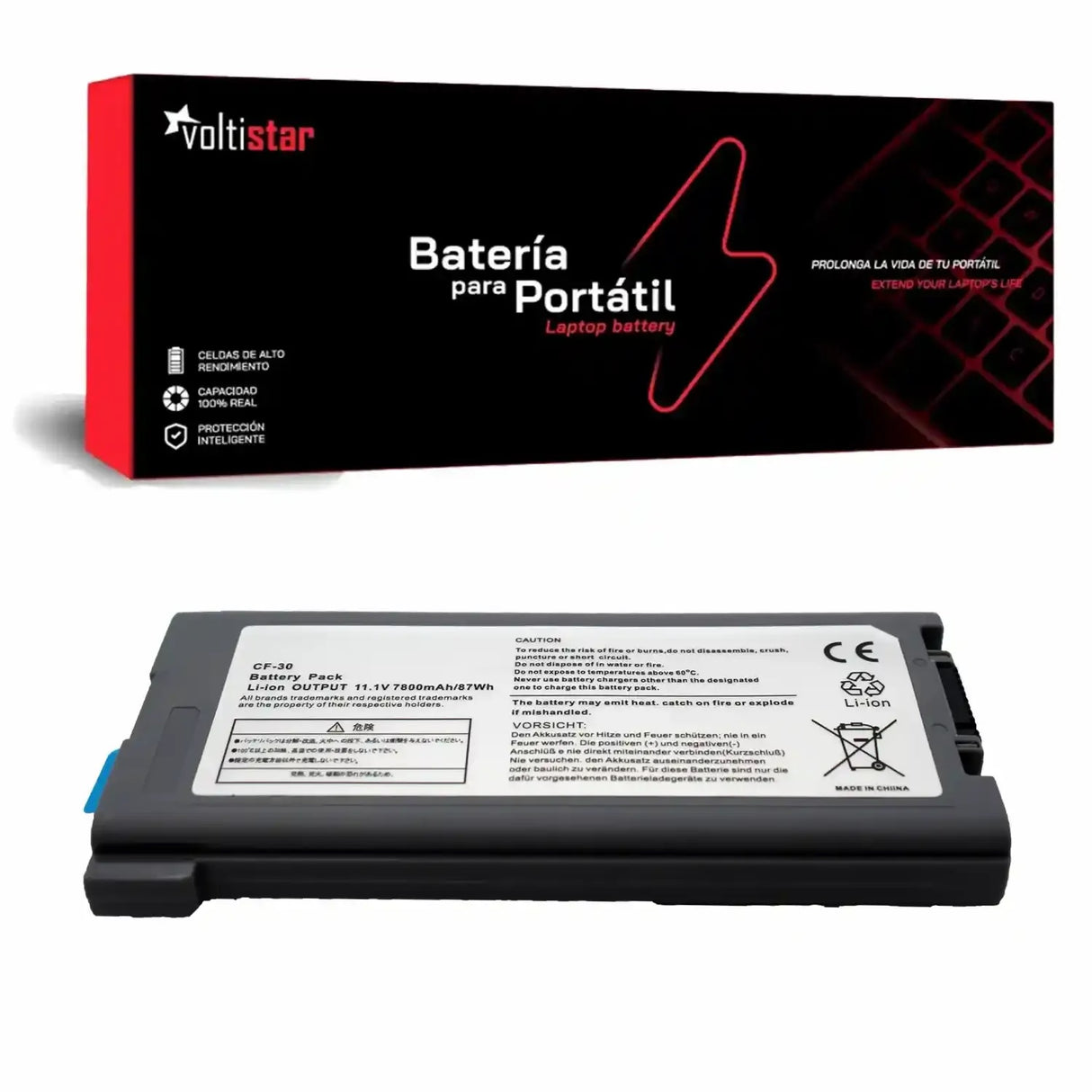 Batería Para Portátil Panasonic Thoughbook Cf-30 Cf-31 Cf-63