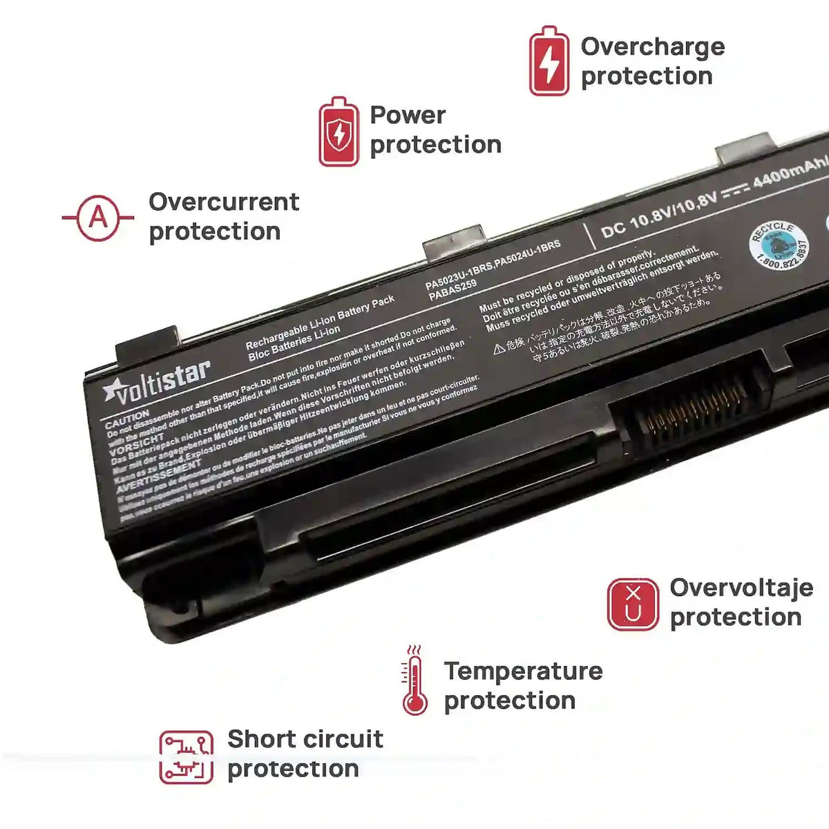 Batería Para Portátil Toshiba Satellite M800