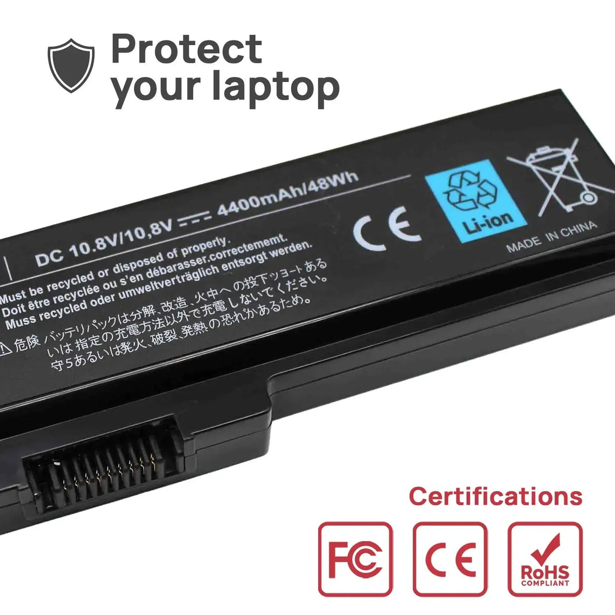 Batería Para Portátil Toshiba Satellite L645d L650 L650d L655 L655d L670 L670d L675 L675d