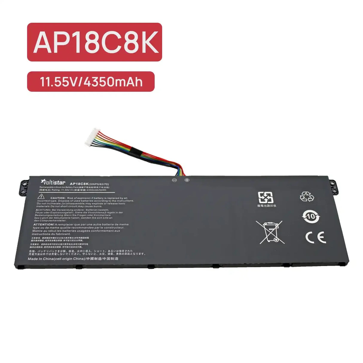 Batería Para Portátil Acer Aspire 5 A514-52 Swift Sf314-42 Ap18C8K