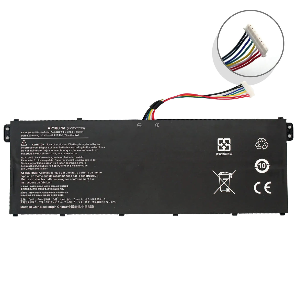 Batería Para Portátil Acer Spin 5 Sp515-51Gn Swift 3 Sp313-51 3 Sf314-52 3 Sf314-54 Ac14B7K