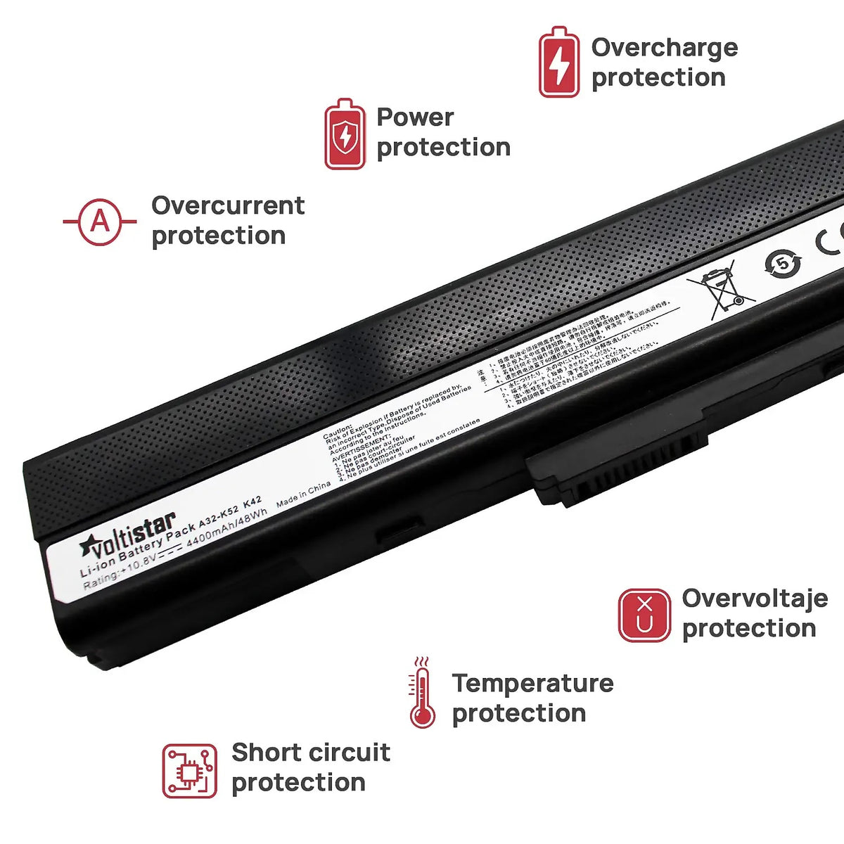 Batería Para Portátil Asus K42Jk K42Dr K42Jz K42Jp K42Jr K42F K42Jv K42Ja