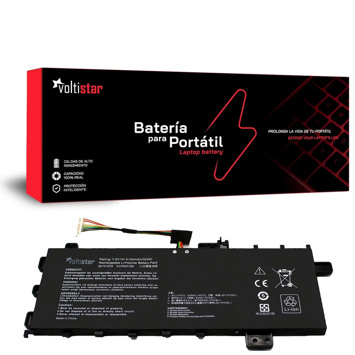 Batería Para Portátil Asus Vivobook F712D S712D F712E F712Ea F712F K712E K712Ea K712Eq K712J K712Ja S712Dam S712E Series 7.6V