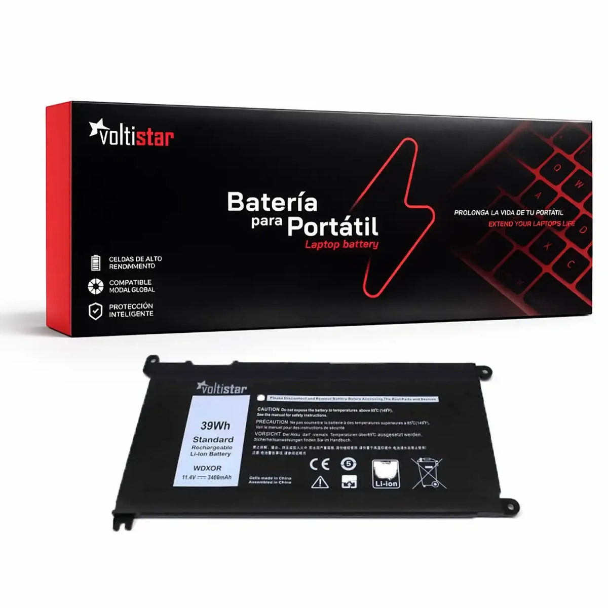 Batería Para Portátil Dell Inspiron 15 5565 5567 5568 5578 13 5368 5378 7368 7378