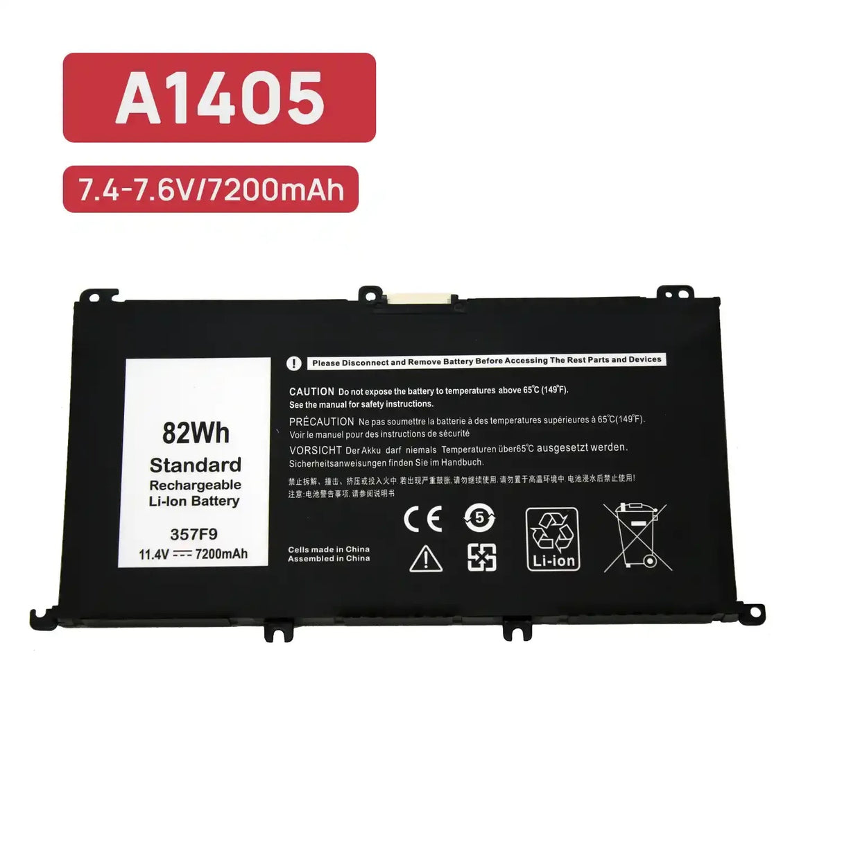 Batería Para Portátil Dell Inspiron 15 7000 7559 7557 7566 7567 7759 357F9