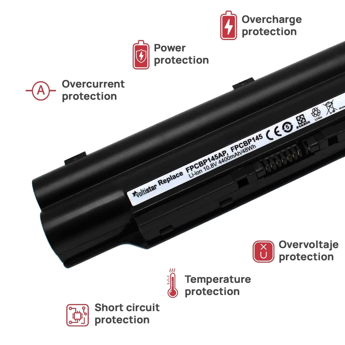 Batería Para Portátil Fujitsu Lifebook S710