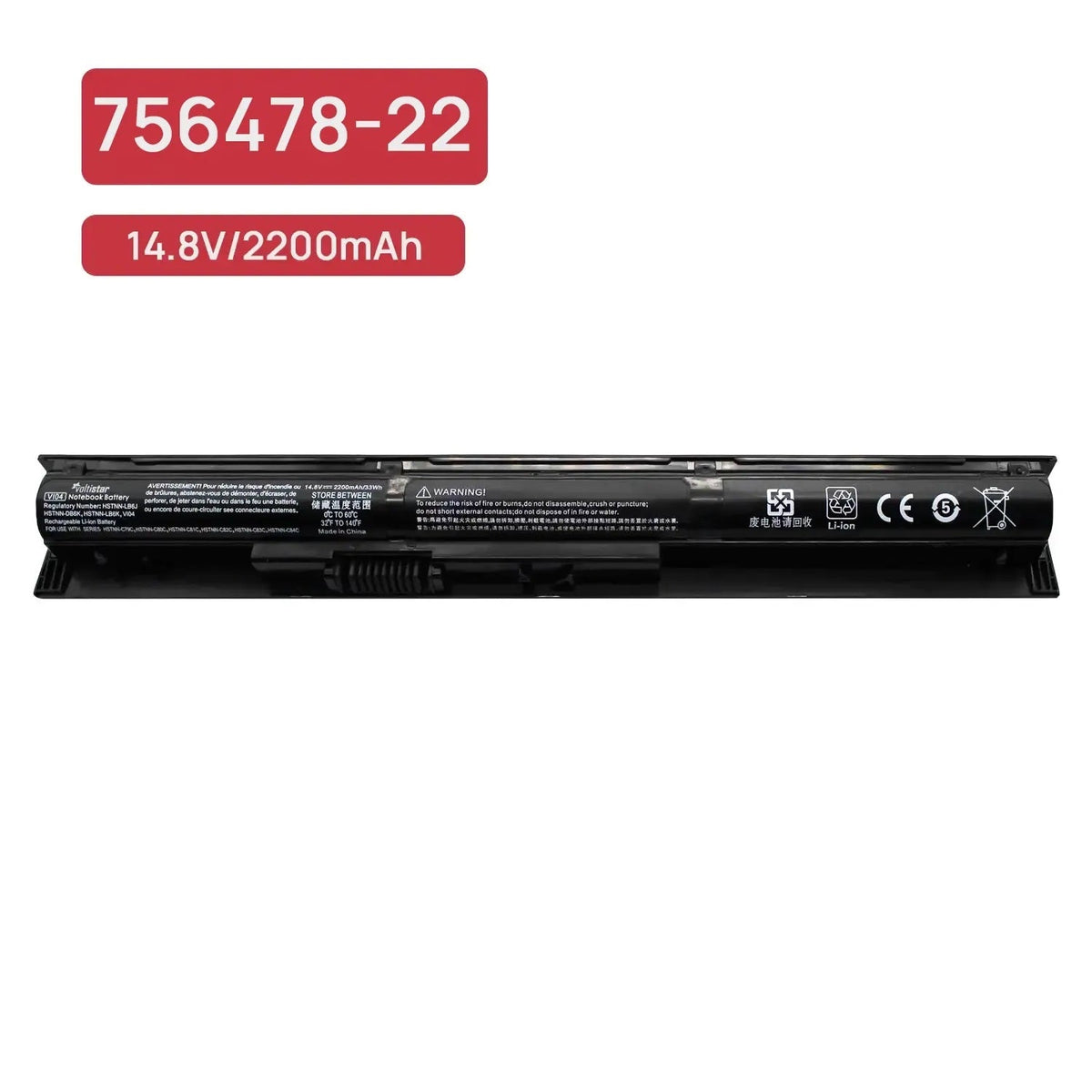 Batería Para Portátil Hp 756479-421 756481-241 756746-001 756743-001 Vi04 Vi04xl