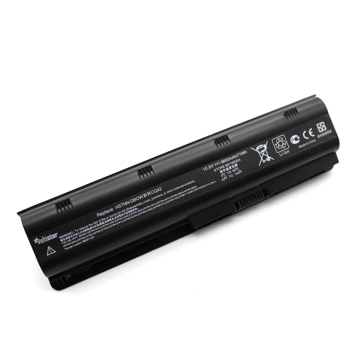 Batería Para Portátil Hp Compaq Presario Cq43-200 Cq72-100 Cq72-200 Cq72-300 Cq72-400 Cq43-101 Cq43-102 Series 10.8V 6600Mah