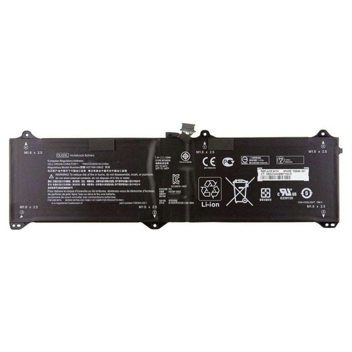 Batería Para Portátil Hp Elitebook Elite X2 1011 G1 Series Ol02Xl