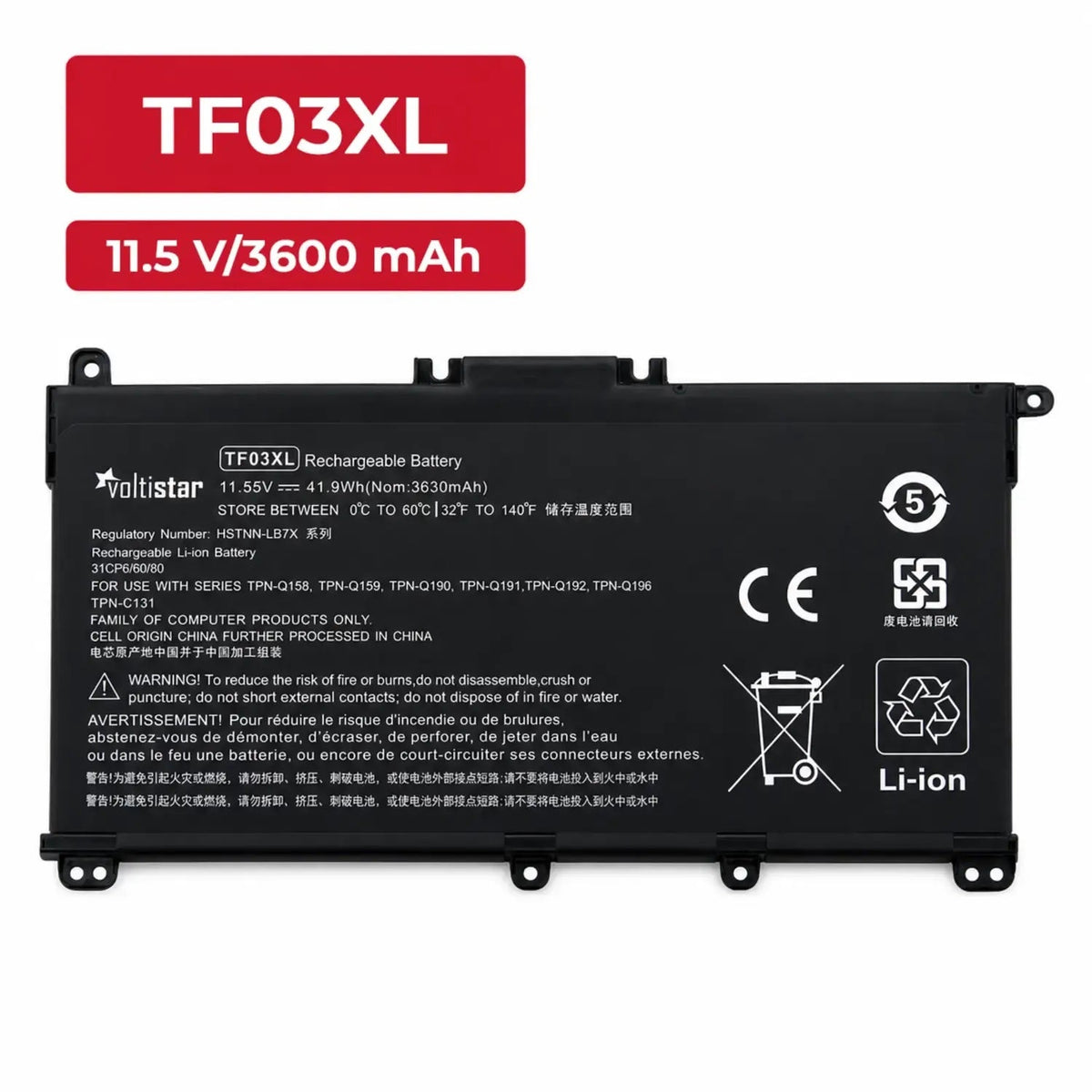 Batería Para Portátil Hp Pavilion 14-Ce 14-Cf 14-Df 15-Cs 15-Da L11421-542