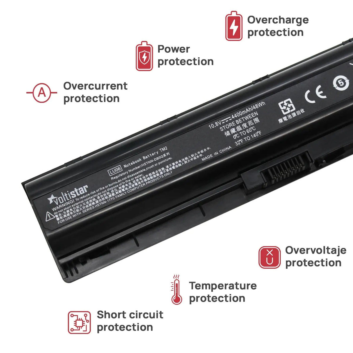 Batería Para Portátil Hp Touchsmart Tm2 Lu06 Hstnn-Db0q Hstnn-I77c Hstnn-Lb0q