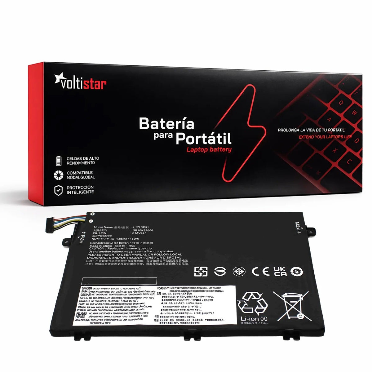 Batería Para Portátil Lenovo Thinkpad E485 (20ku)