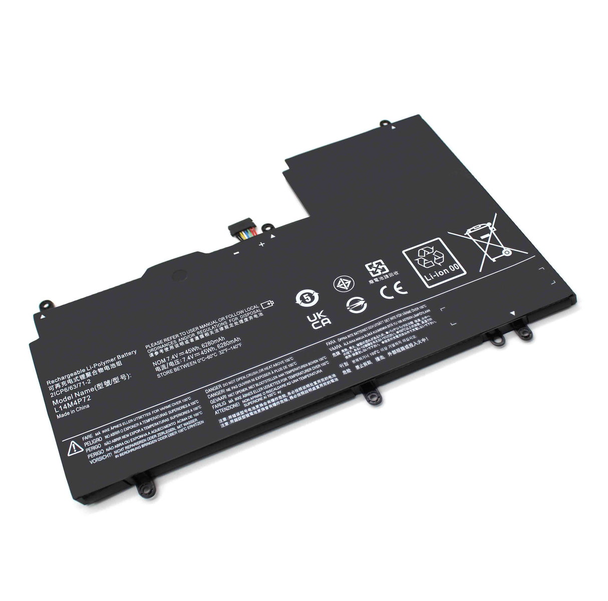 Batería Para Portátil Lenovo Yoga 700-14Isk Series L14M4P72 L14S4P7