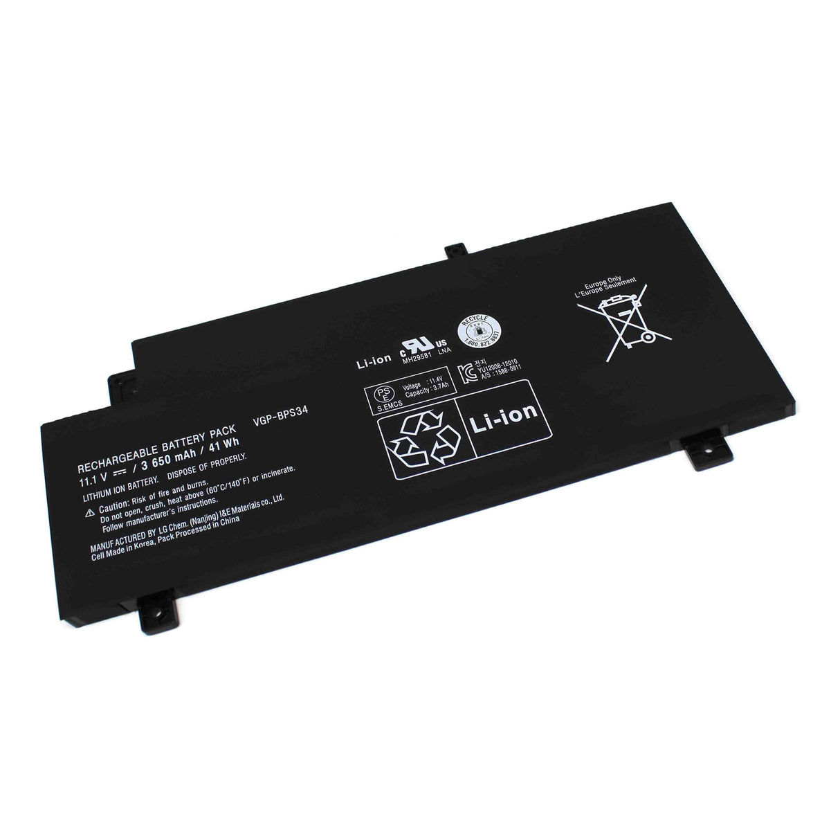 Batería Para Portátil Sony Vaio Fit 15 Svf15A1Acxb Svf15A1Bcxs Vgp-Bps34 Vgp-Bpl34