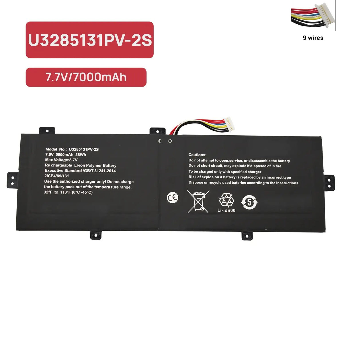 Batería Para Portátil Umax Visionbook 13Wa Ultra Umm23013U | U3285131Pv-2S