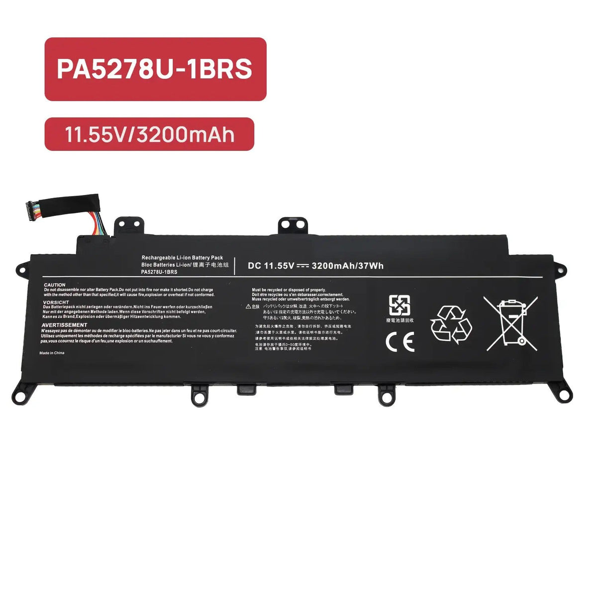 Batería Para Portátil Toshiba Dynabook Portégé X30-D X30-E X40-G