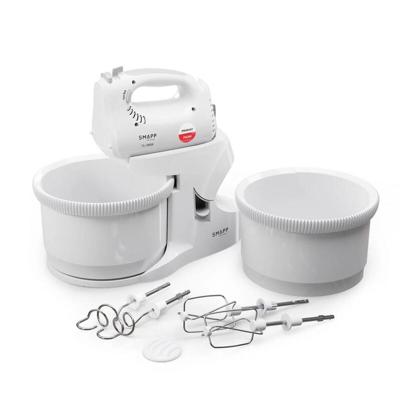 Batidora De Mano Smapp Con 2 Cuencos 451.66 Blanco