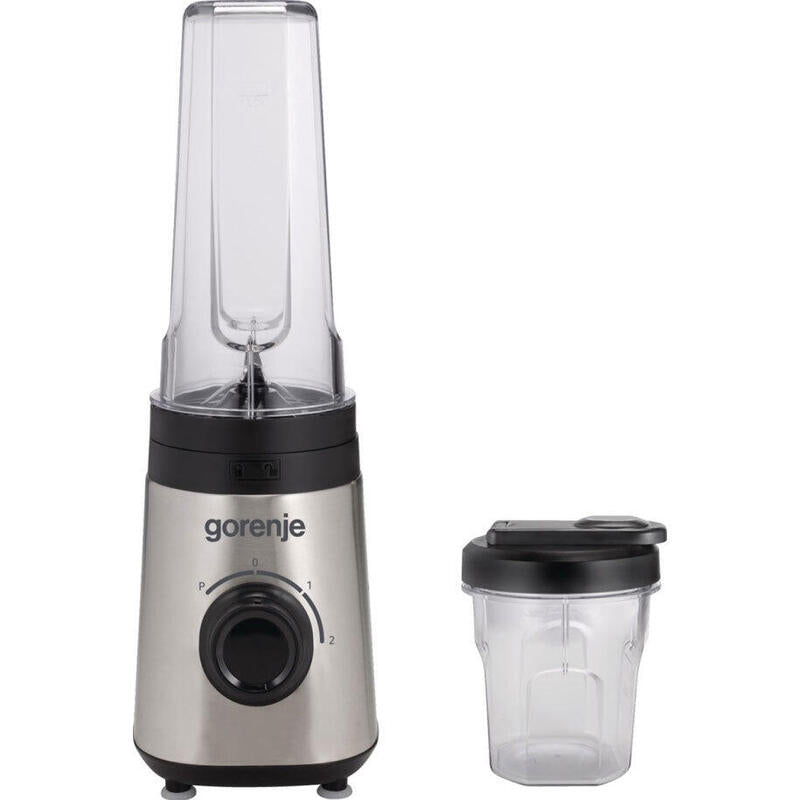 Batidora Gorenje Bsm600e, Soporte, Potencia 320 W, Tazón De Plástico 0,6 L, Acero Inoxidable