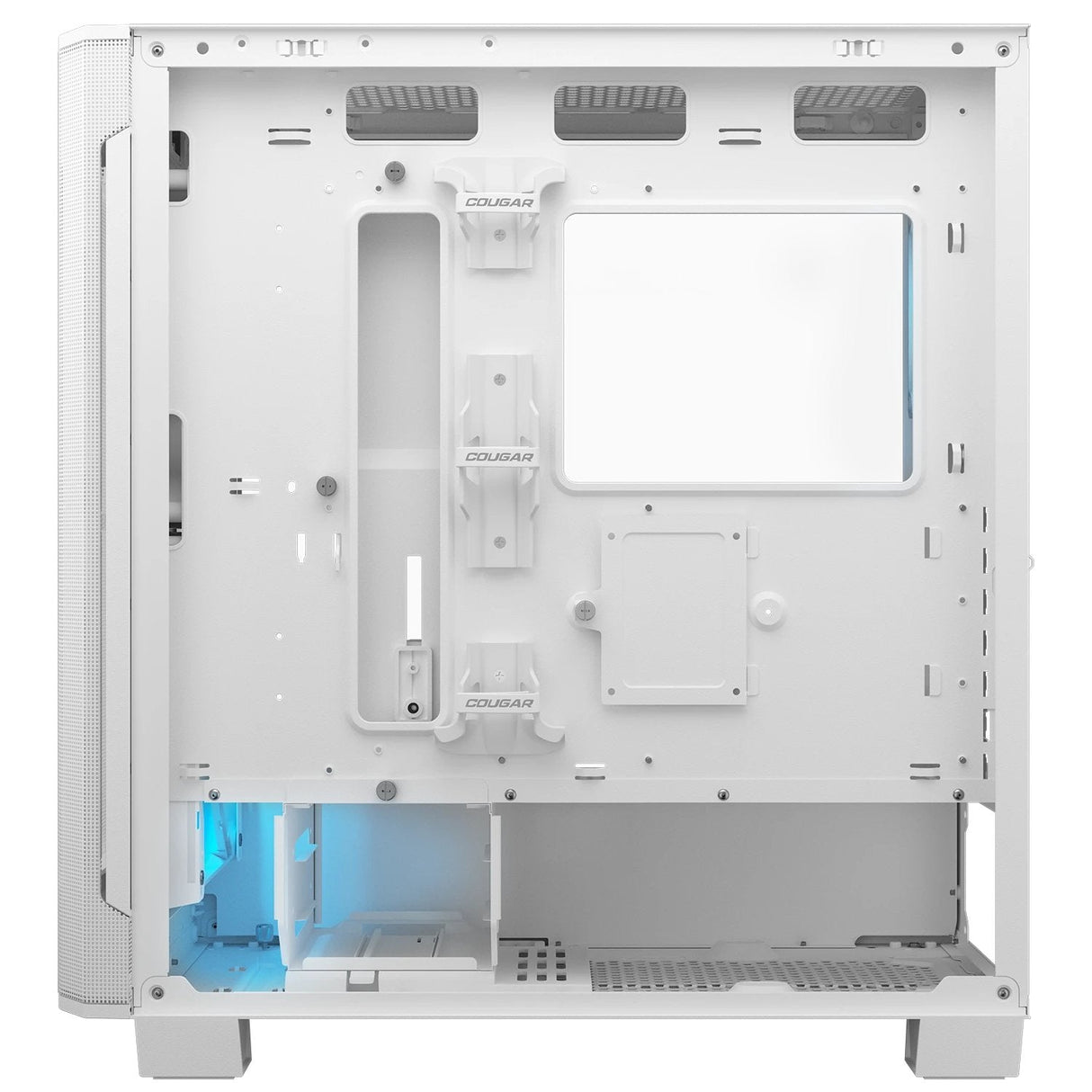 Cougar Caja Midi-Tower Airface Flo, Argb, Blanco