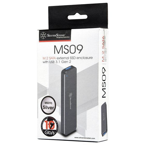 EAN 4710007226094 - Silverstone MS09 Caja externa para unidad de estado sólido (SSD) Plata M.2 imagen 12
