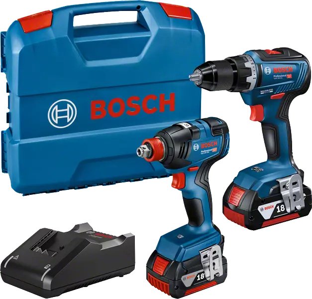 Kit Combinado Inalámbrico Bosch Gdx 18v-200 Professional + Gsr 18v-55 Professional, 18v, Juego De Herramientas