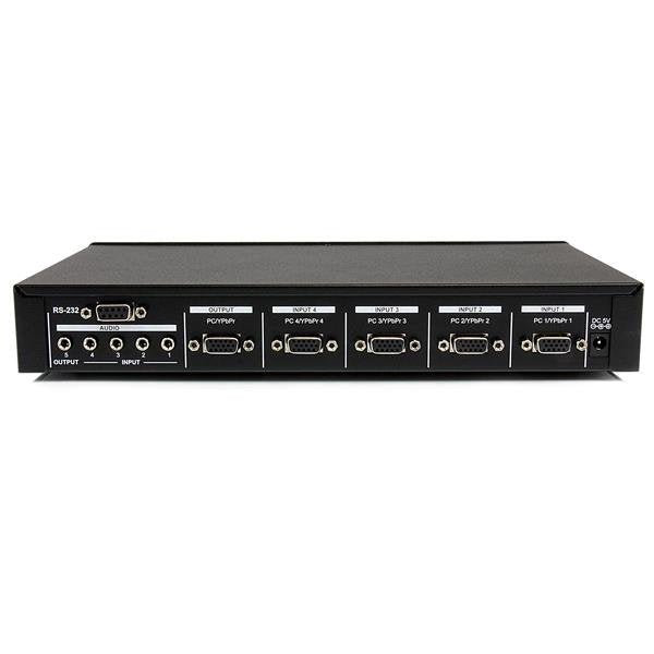 Startech Switch Conmutador Vga Y Audio 4 Puertos C