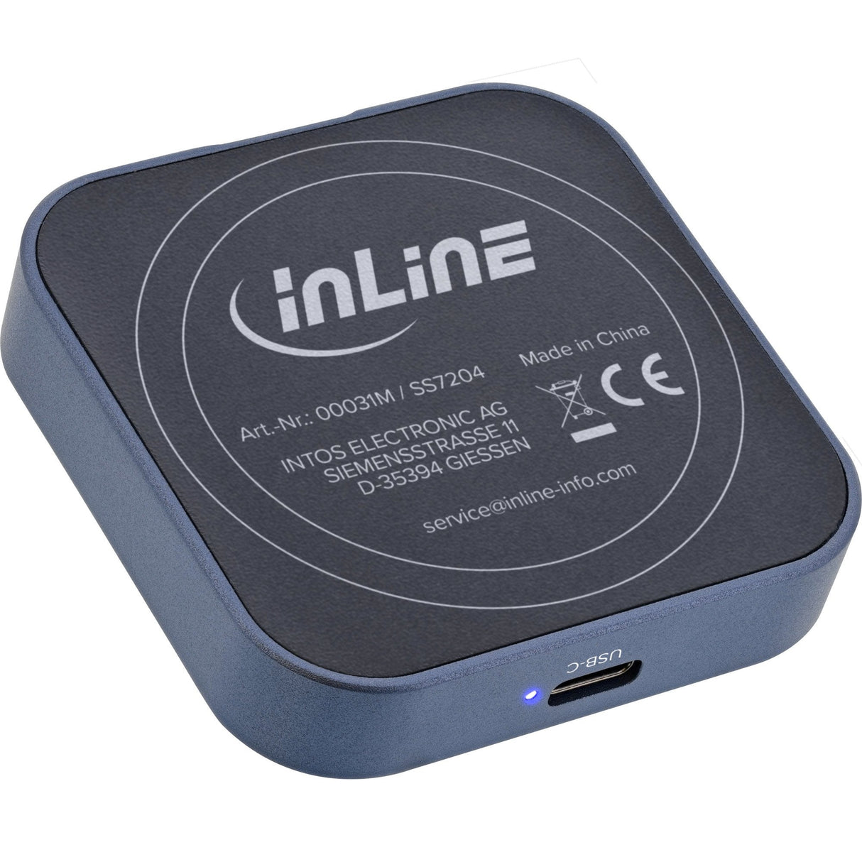 Inline® Clip Case - Magnetic Usb-C Enclosure For Sata Iii & Nvme M.2 Ssds