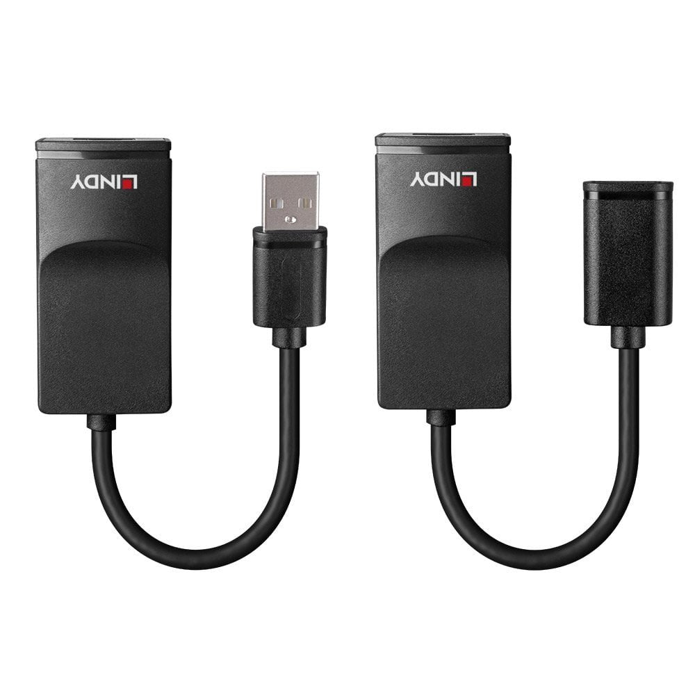 EAN 4002888433655 - Lindy 43365 ampliador de red Transmisor y receptor de red Negro imagen 2