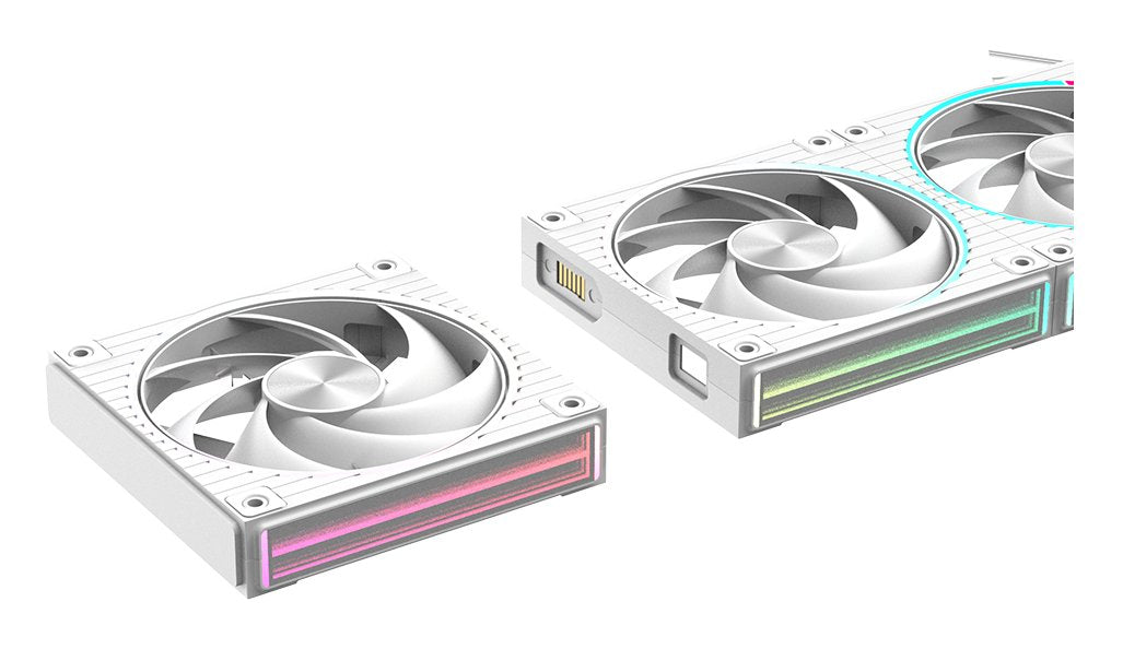 Ventilador Pc Zalman Zm-Df120 A3 White Argb 1x Vent 120mm