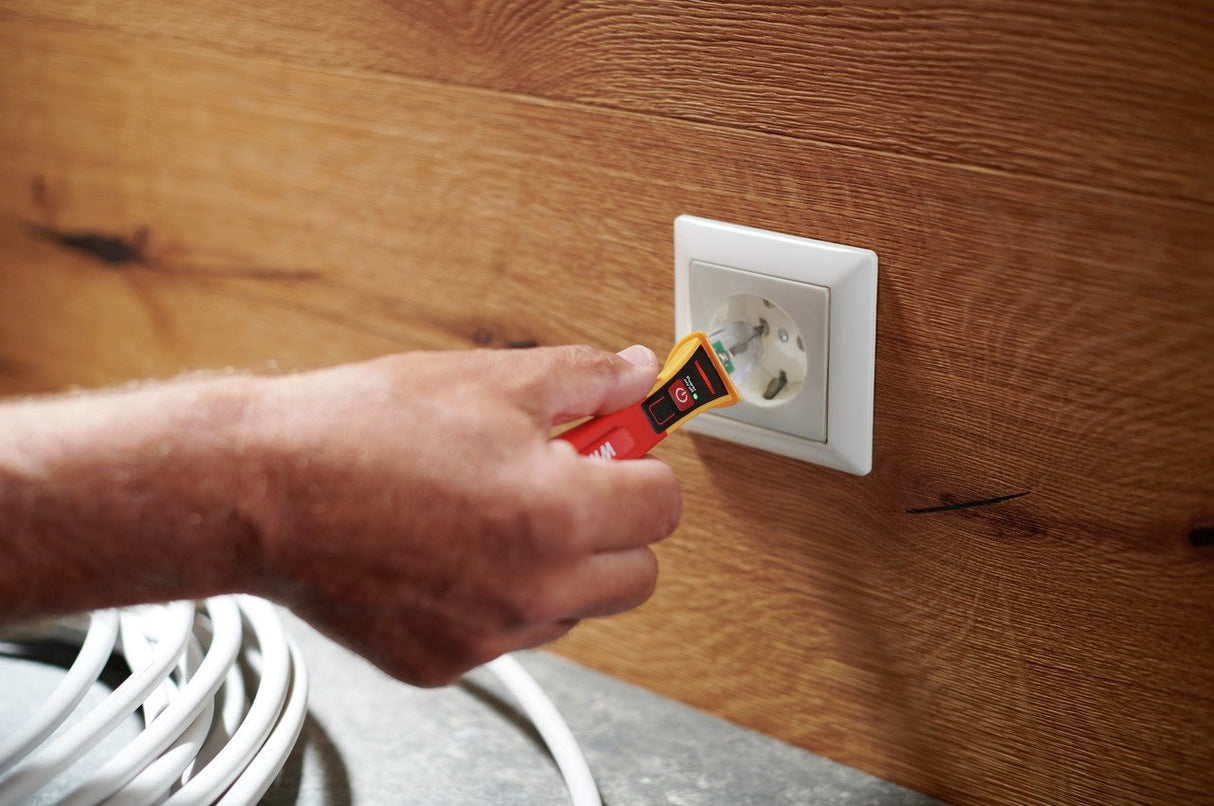 Wiha Comprobador De Tensión Unipolar 90-1.000 V Ca, Dispositivo De Localización 43798 255-14 Sb